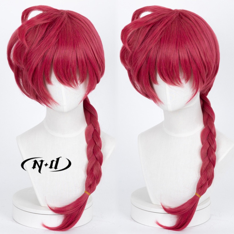 Anime Cosplay With Red Hair - ND Ranma Saotome Cosplay Peruk Kırmızı