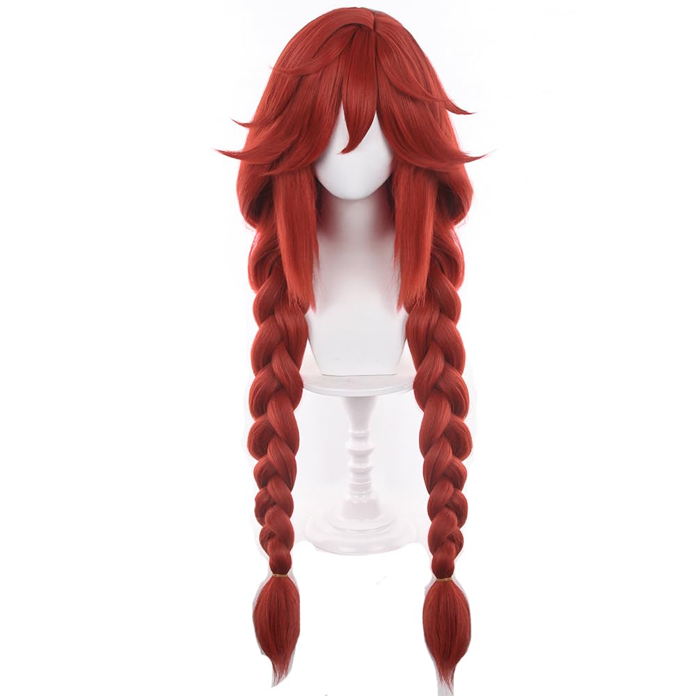 Anime Cosplay Red Hair - Anime Gachiakuta Eishia Stilza Cosplay Perukları