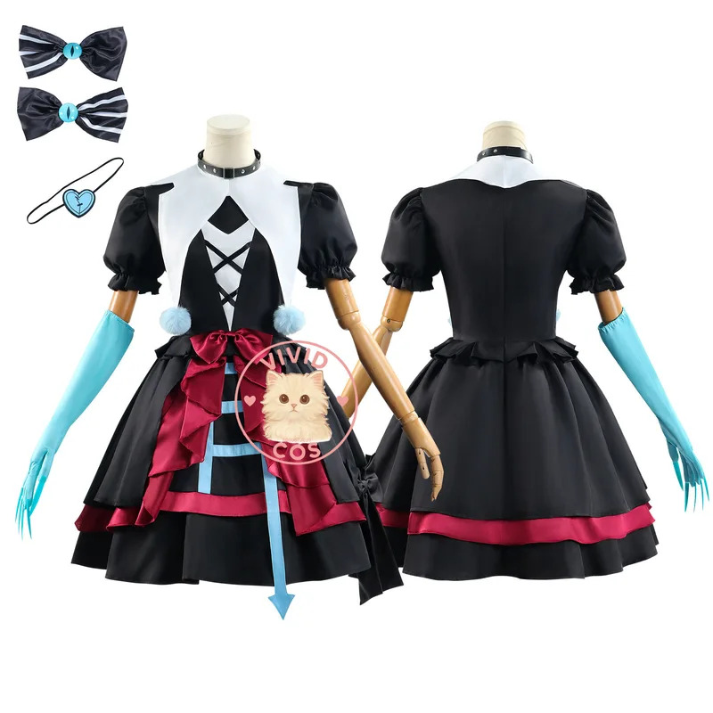 Anime Cosplay Girl Name - Değişiklikteki Kimlik Kız Stella Demon Polis