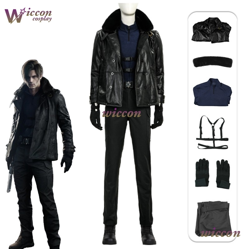 Women Anime Cosplay - Kosplay Requiem Resident Evil Leon·S·kennedy Cosplay