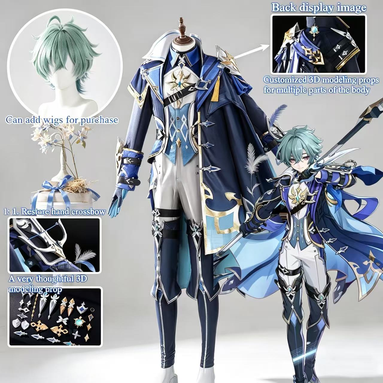Anime Cosplay Series - Lohen cosplay Oyunu Cosplay Serisi: Genshin