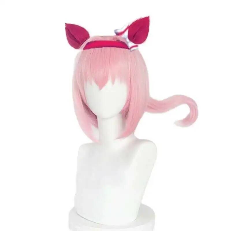 Women Anime Cosplay - Uma Musume Haru Urara Cosplay Peruk