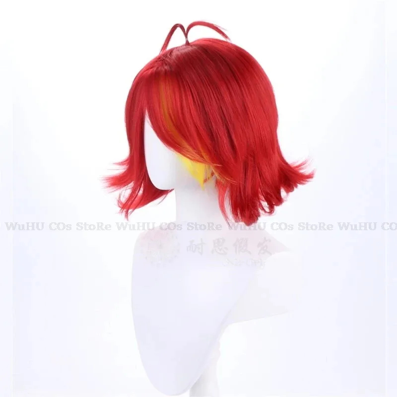 Anime Cosplay Red Hair - 2025 hasbin Cos Niffty Peruk Anime