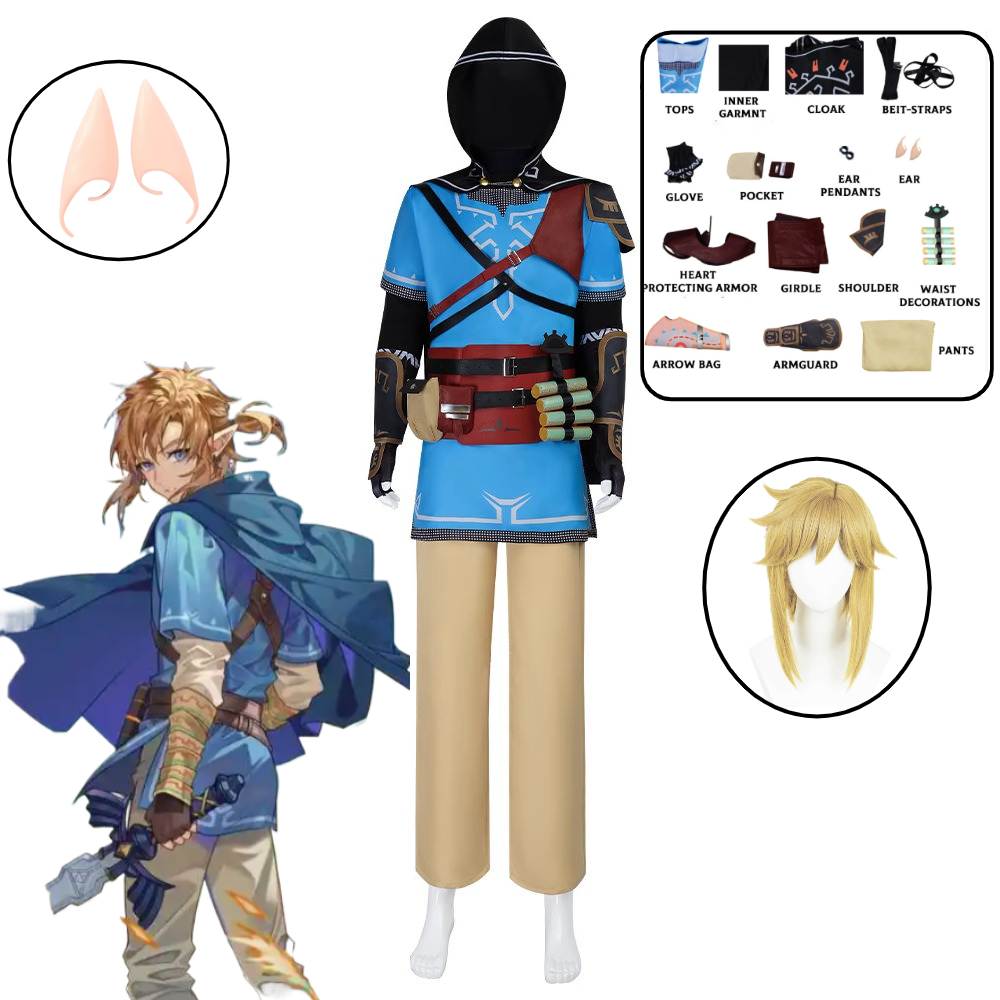 Link Cosplay Kostümü Krallığın - Anime Cosplay Link incelemesi ve fiyatı