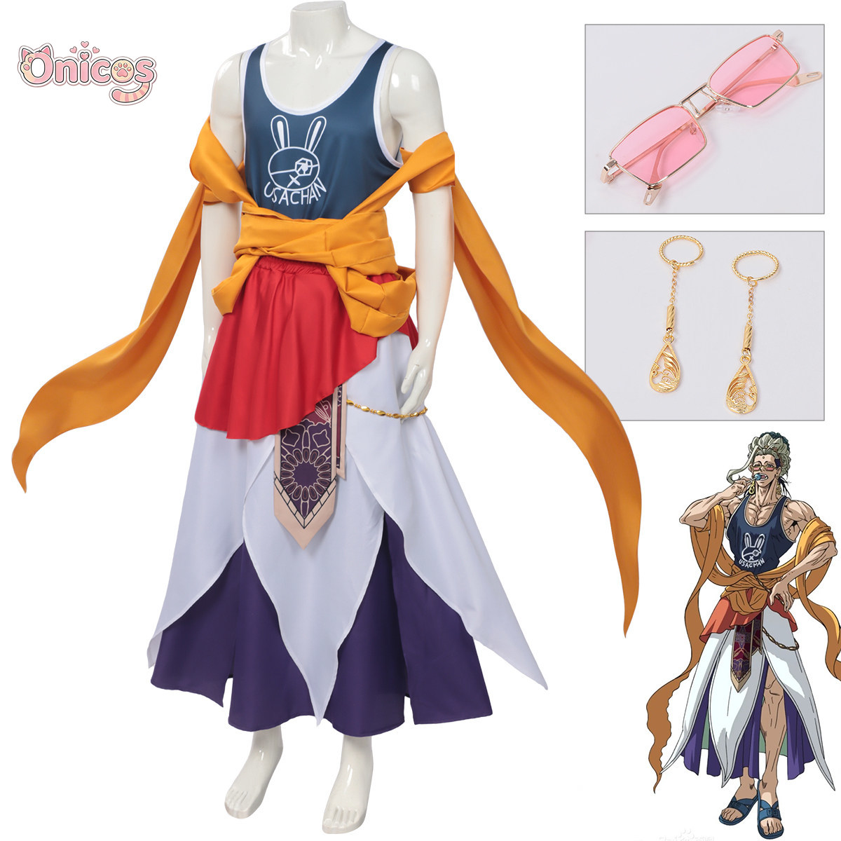Ragnarok Rekoru Buda Cosplay K - Anime Cosplay Clothes incelemesi ve fiyatı
