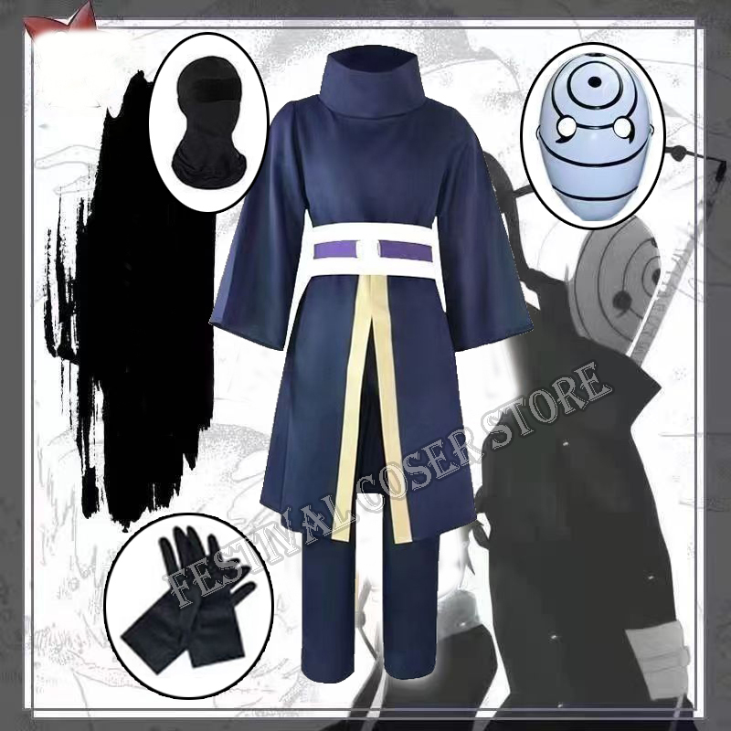 Anime Uchiha Obito Cosplay Kos - Anime Cosplay Ninja incelemesi ve fiyatı