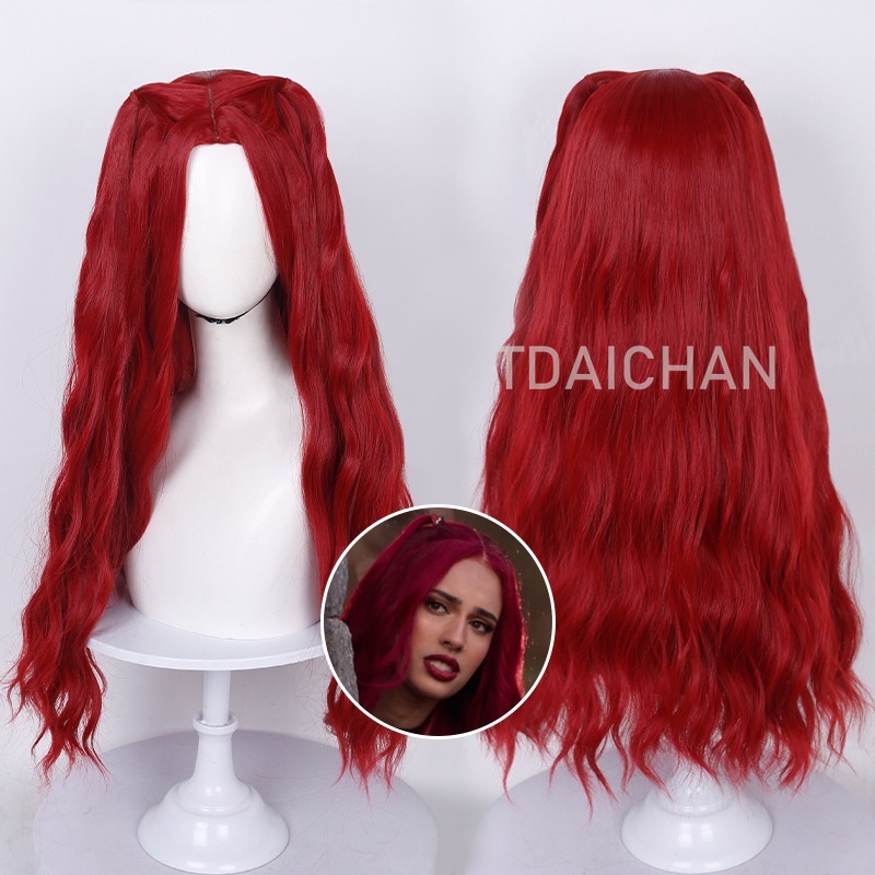Kıvırcık Cosplay Peruk Kırmızı - Anime Cosplay Red Hair incelemesi ve fiyatı