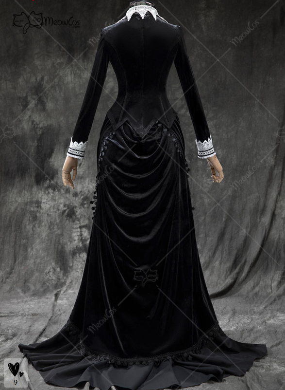 MEOWCOS kadın Gotik Siyah Vint - Anime Cosplay Com incelemesi ve fiyatı