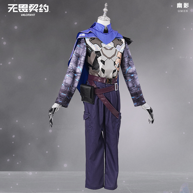 Oyun VALORANT Omen Cosplay Kos - Anime Cosplay With Mask incelemesi ve fiyatı