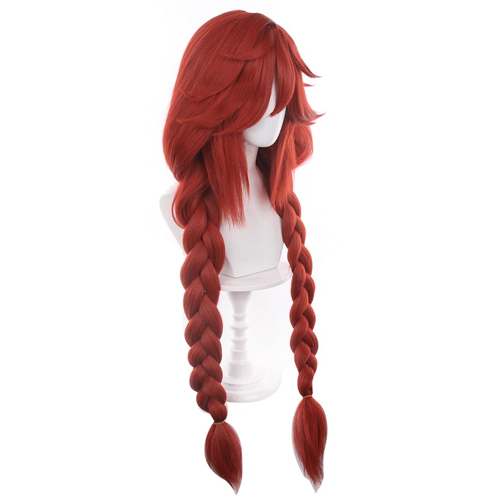 Anime Gachiakuta Eishia Stilza - Anime Cosplay Red Hair incelemesi ve fiyatı