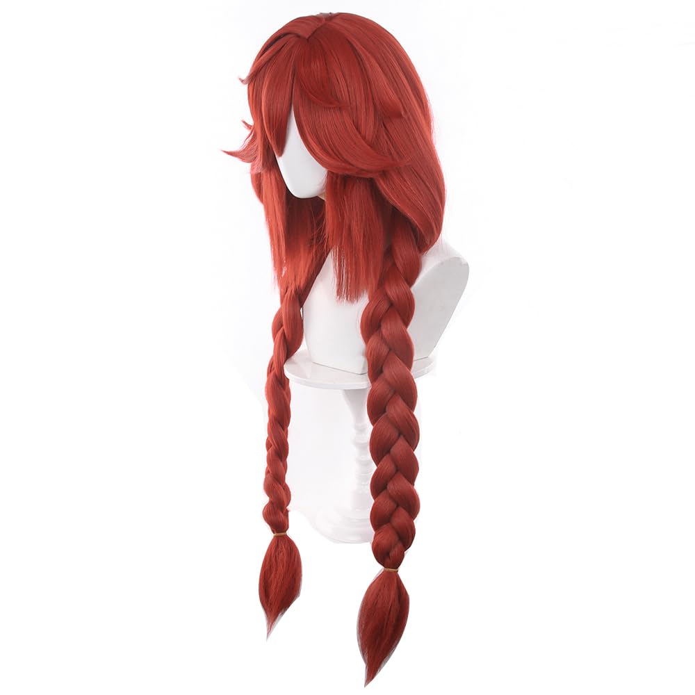 Anime Gachiakuta Eishia Stilza - Anime Cosplay Red Hair incelemesi ve fiyatı