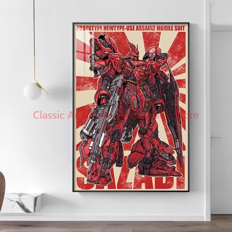 Retro Gundam asılı resim, Shaz - Bandai Gundam Hg incelemesi ve fiyatı