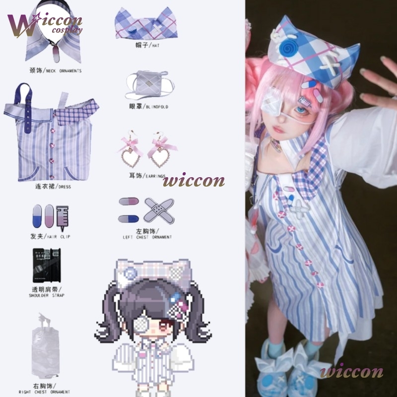 Eyepatch Jirai Kei Infinity Ni - Anime Cosplay Girl Ideas incelemesi ve fiyatı