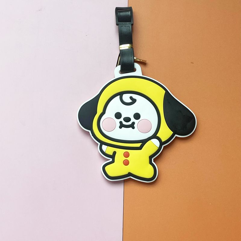 Anime BT21 Seyahat Bagaj Etike - Anime Cosplay Girl Name incelemesi ve fiyatı