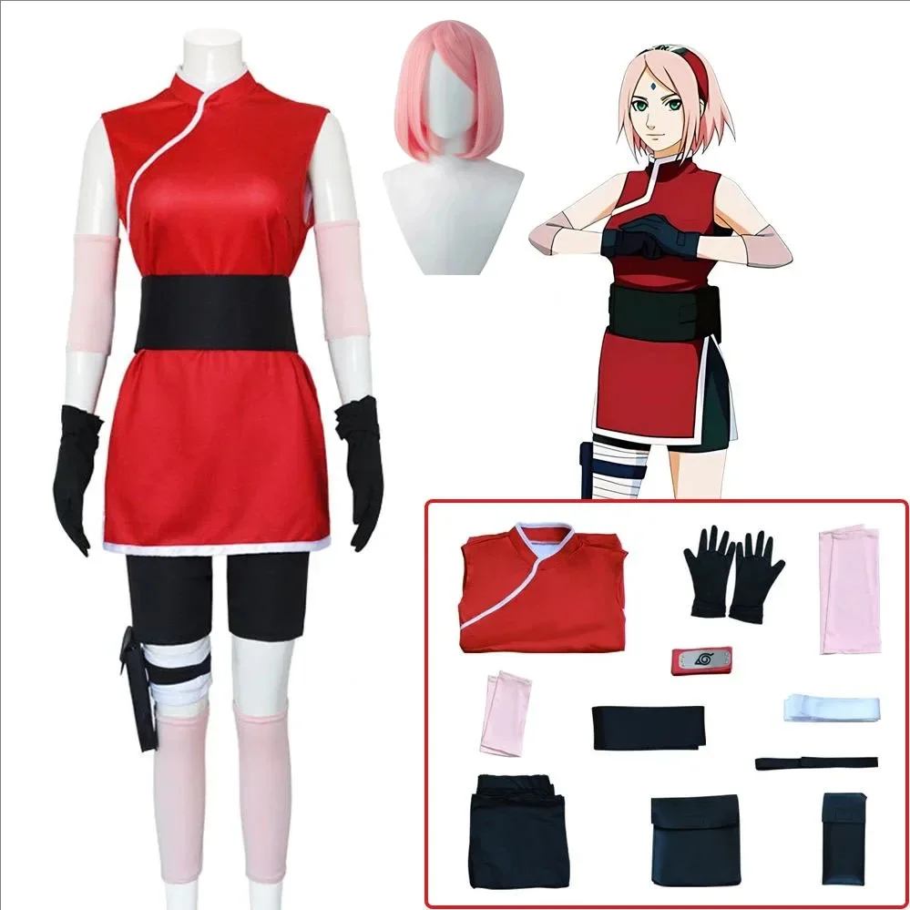 Haruno Sakura Cosplay Anime Ko - Anime Cosplay Ninja incelemesi ve fiyatı