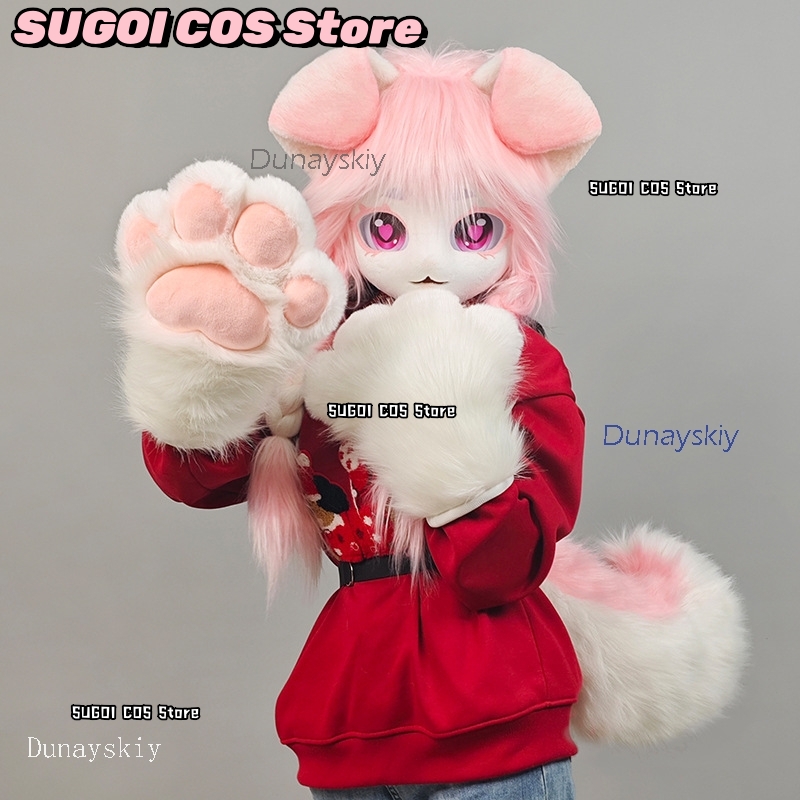 aBcSCS*Fursuit Kafa Kigurumi S - Anime Cosplay With Mask incelemesi ve fiyatı