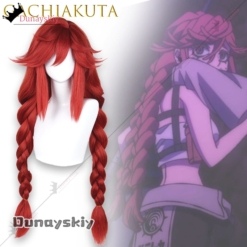 YiNuo@GACHIAKUTA Riyo Cosplay  - Anime Cosplay Red Hair incelemesi ve fiyatı